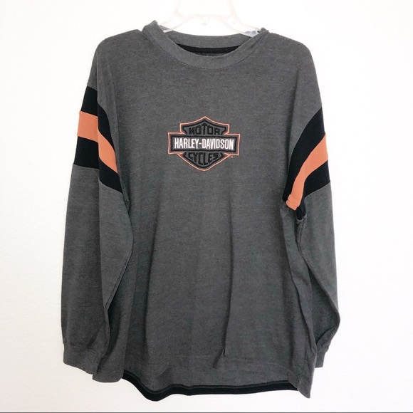 Harley-Davidson Tops - Harley Davidson Long Sleeve Pullover Sweater Tee